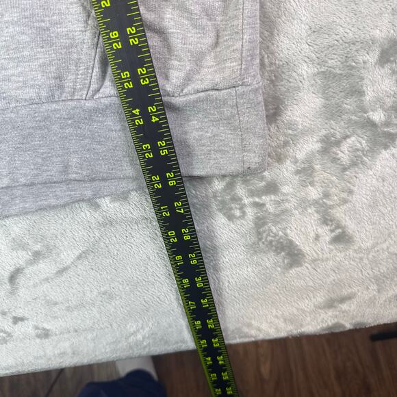 Quiksilver Big Logo grey streetwear surfwear pullover hoodie mens Large - Picture 12 of 12